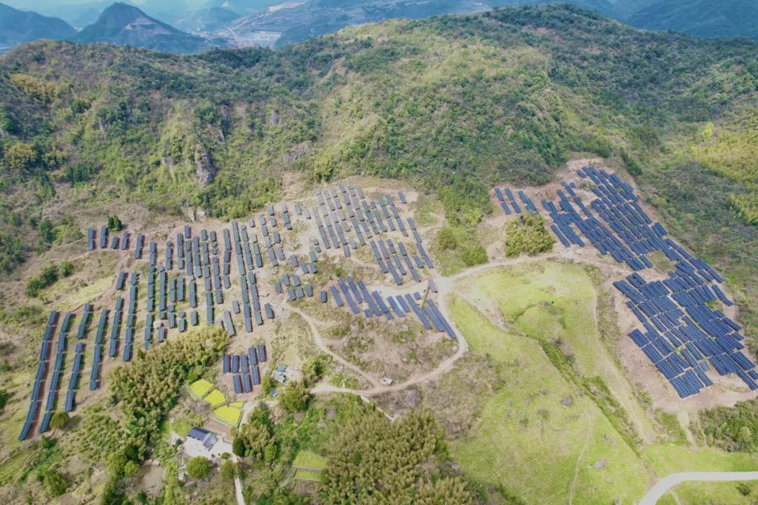 变荒山为“绿洲” | 晶科科技浙江建德20MW农光互补光伏项目顺利并网